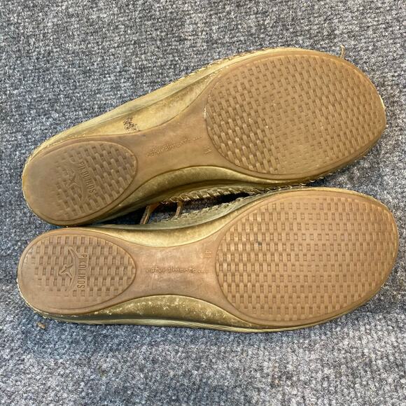 Pikolinos Women 10.5 Green Puerto Vallarta Mary Jane Closed Toe Sandals Shoes - Picture 7 of 8